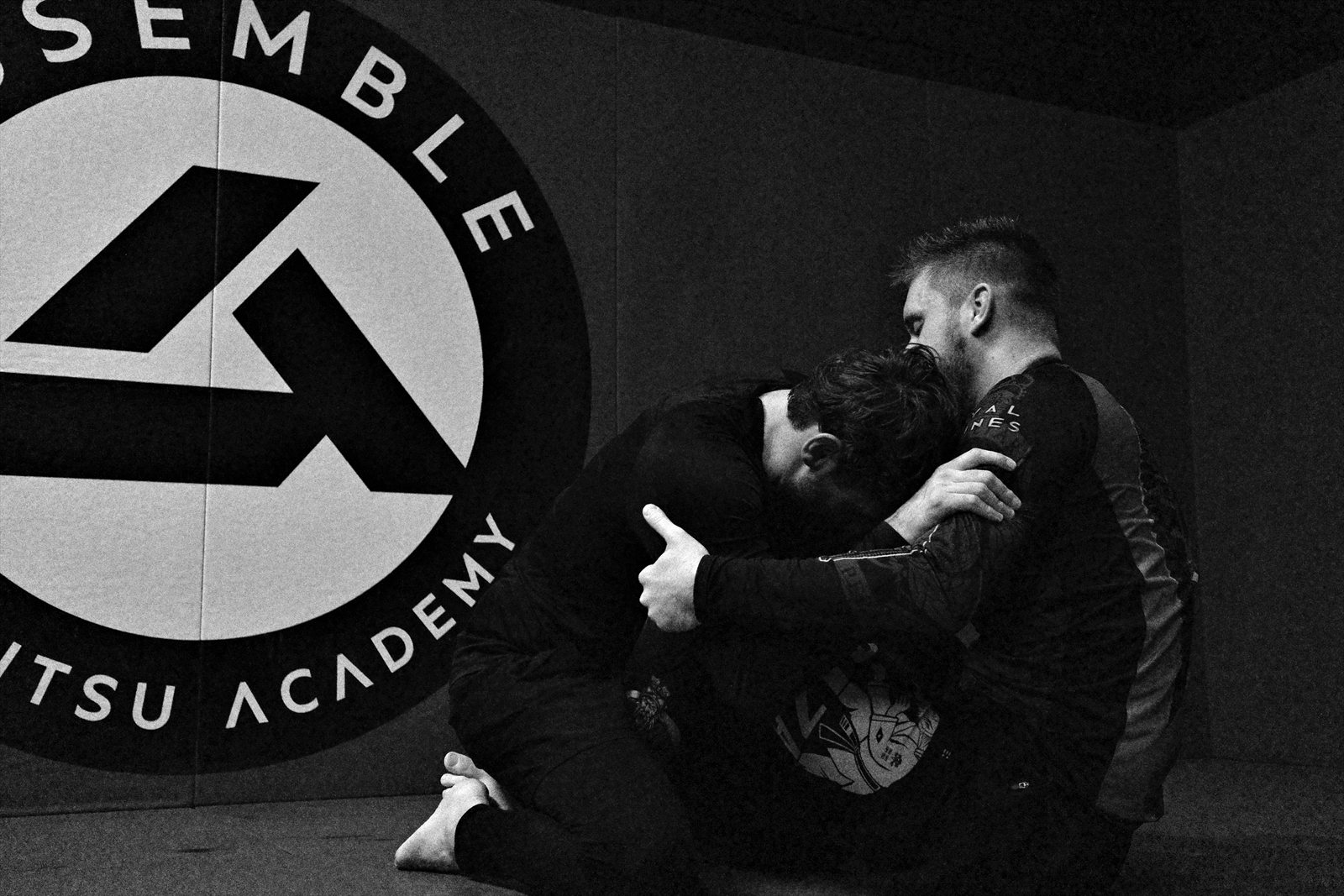 Rolling during Brazilian Jiu-Jitsu