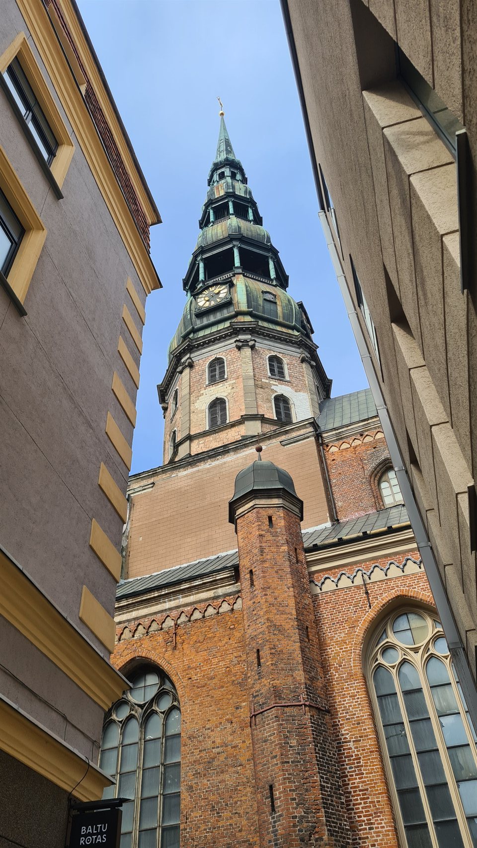 Church tower in Riga