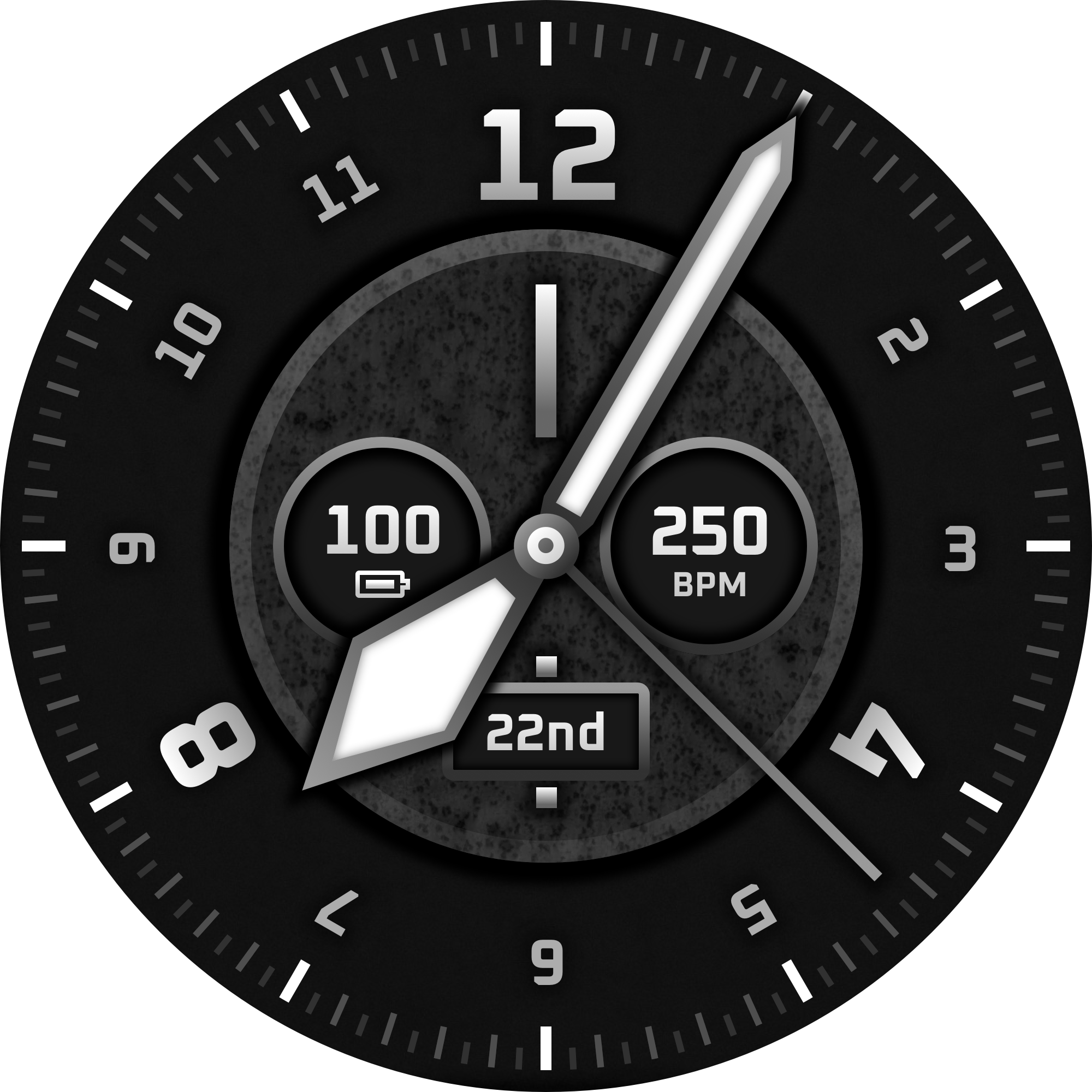 Classic watch face