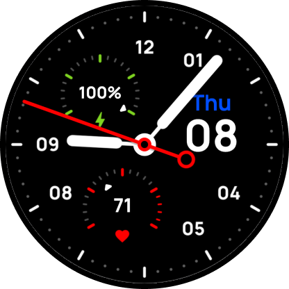 Trio watch face